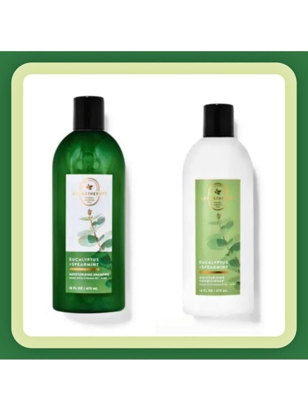 SHAMPOO & CONDITIONER EUCALYPTUS SPEARMINT AROMATHERAPY BY BATH AND BODY WORKS